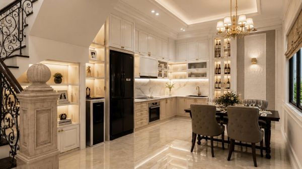 Thiết kế Và Thi Công Nhà Phố Bán Cổ Điển - 4x12m - Đường Trần Nhân Tôn, Quận 10