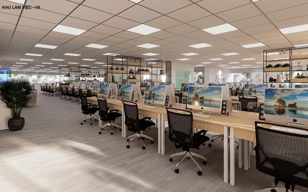 Thiết Kế Và Thi Công Văn Phòng Công Ty MTI