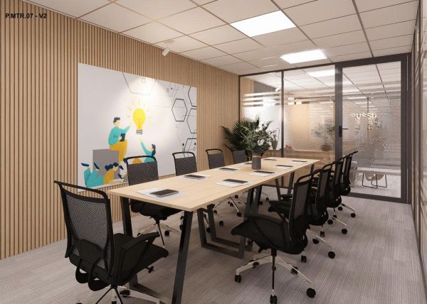 Thiết Kế Và Thi Công Văn Phòng Công Ty MTI