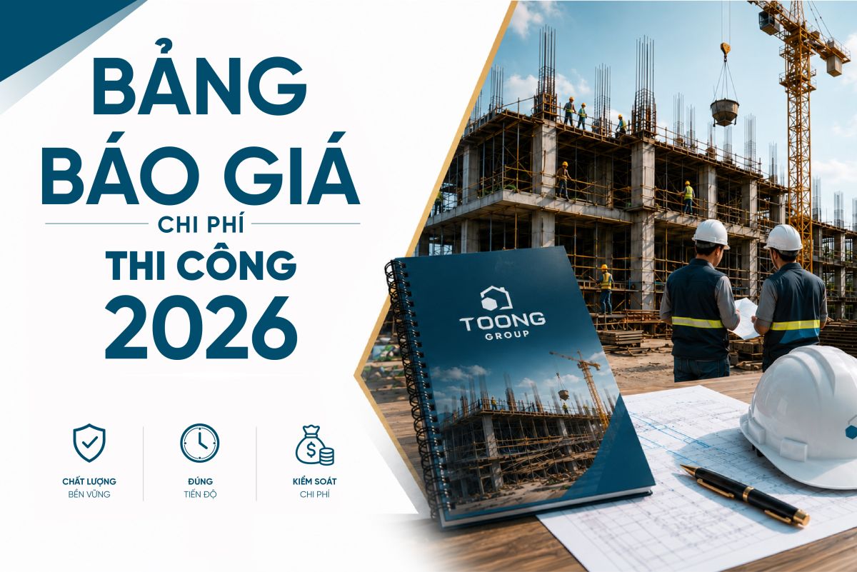 Bảng Gi&aacute; Thi C&ocirc;ng Trọn G&oacute;i 2026