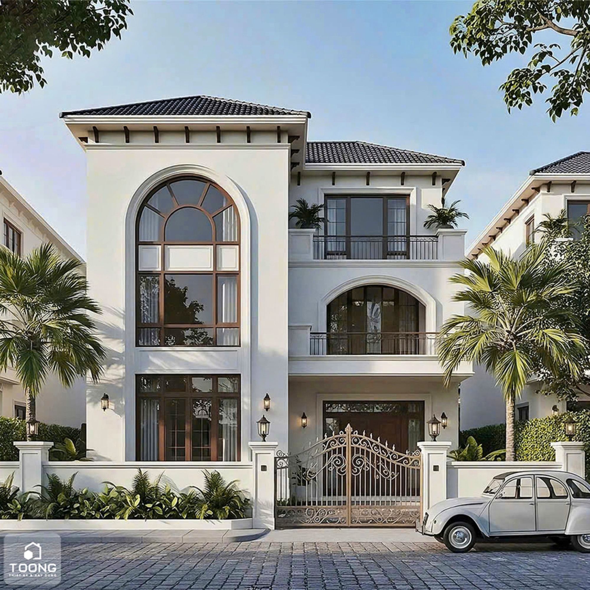 Nh&agrave; phố phong c&aacute;ch " Indochine " vẻ đẹp ho&agrave;i cổ giữ hơi thở hiện đại